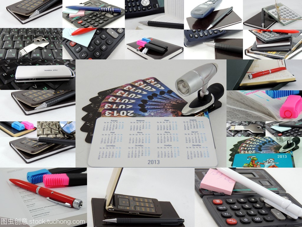 辦公用品的創(chuàng)意新生 從實(shí)用工具到拼貼畫(huà)藝術(shù)